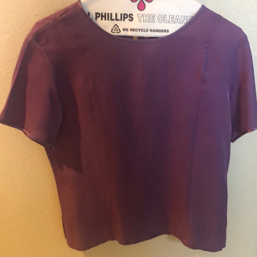 Petite silk blouse